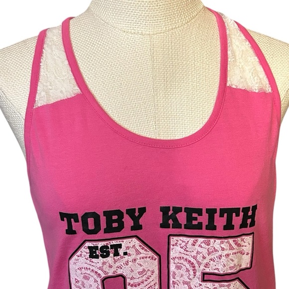 Toby Keith Pink Tank Top - Picture 3 of 5
